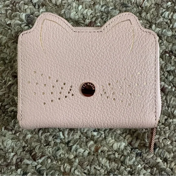 Ted Baker Lohana Cat Whiskers Small Leather Zip Coin Purse - Picture 2 of 7